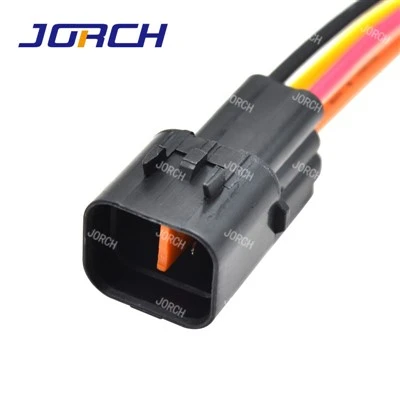 PB621-04020 DJ7043A-2.2-11 4Καρφίτσωμα 2,2 χιλιοστών ηλεκτρικών υποδοχών καλωδίων αυτοκινήτου Αυτόματη σύνδεση καλωδίωσης